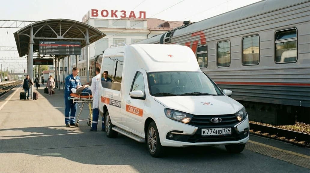 Транспортировка больного на вокзал в Самаре
